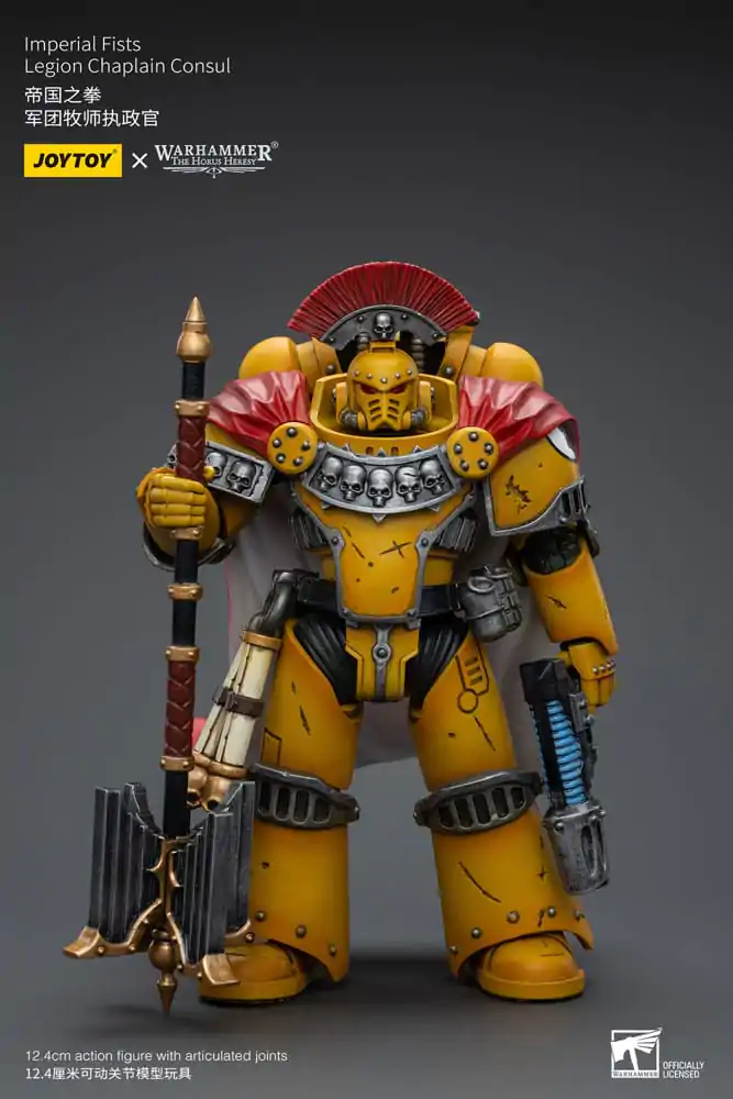 Warhammer The Horus Heresy Figurka Akcji 1/18 Imperial Fists Legion Chaplain Consul 12 cm zdjęcie produktu