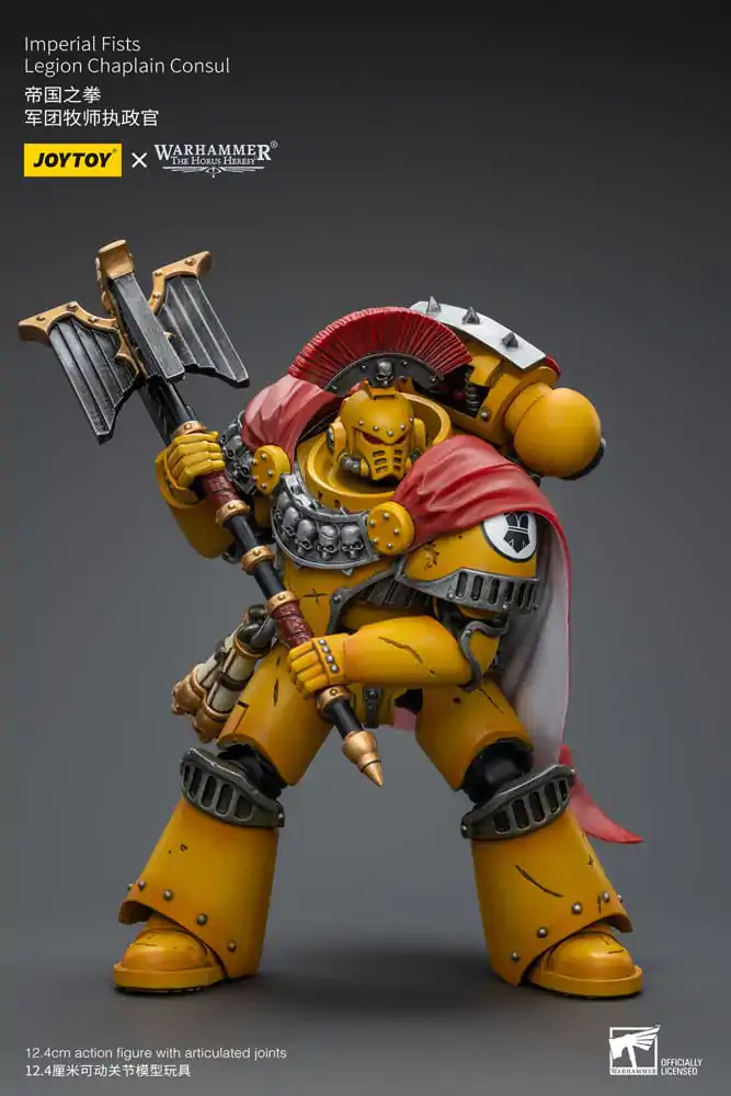 Warhammer The Horus Heresy Figurka Akcji 1/18 Imperial Fists Legion Chaplain Consul 12 cm zdjęcie produktu