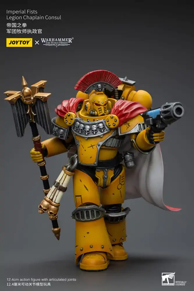 Warhammer The Horus Heresy Figurka Akcji 1/18 Imperial Fists Legion Chaplain Consul 12 cm zdjęcie produktu