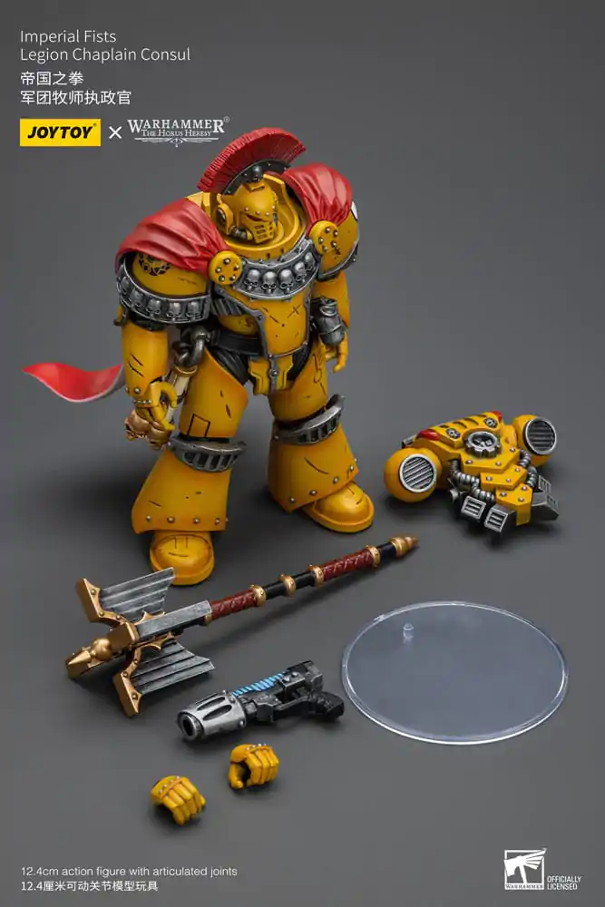 Warhammer The Horus Heresy Figurka Akcji 1/18 Imperial Fists Legion Chaplain Consul 12 cm zdjęcie produktu