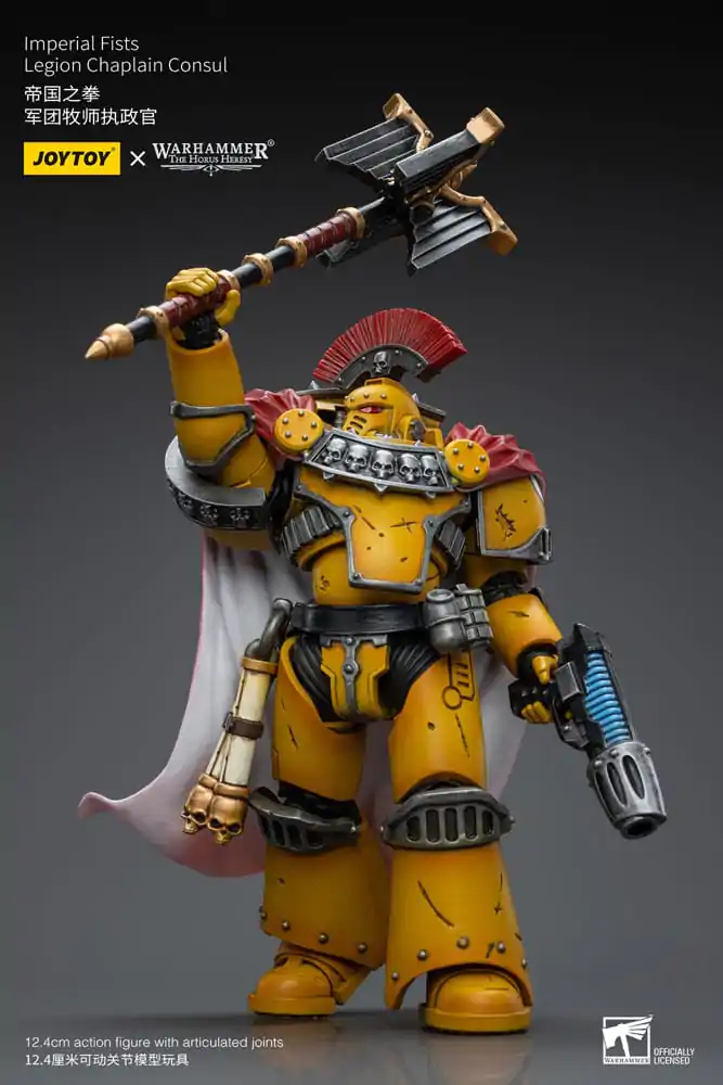 Warhammer The Horus Heresy Figurka Akcji 1/18 Imperial Fists Legion Chaplain Consul 12 cm zdjęcie produktu