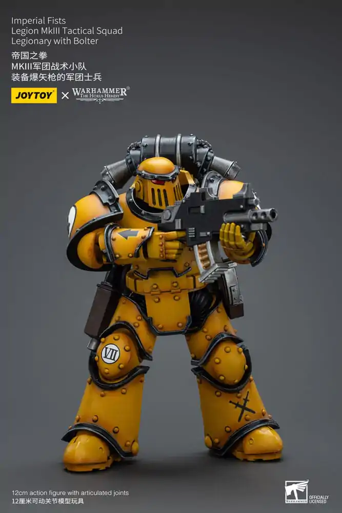 Warhammer The Horus Heresy Figurka Akcji 1/18 Imperial Fists Legion MkIII Tactical Squad Legionista z Bolterem 12 cm zdjęcie produktu