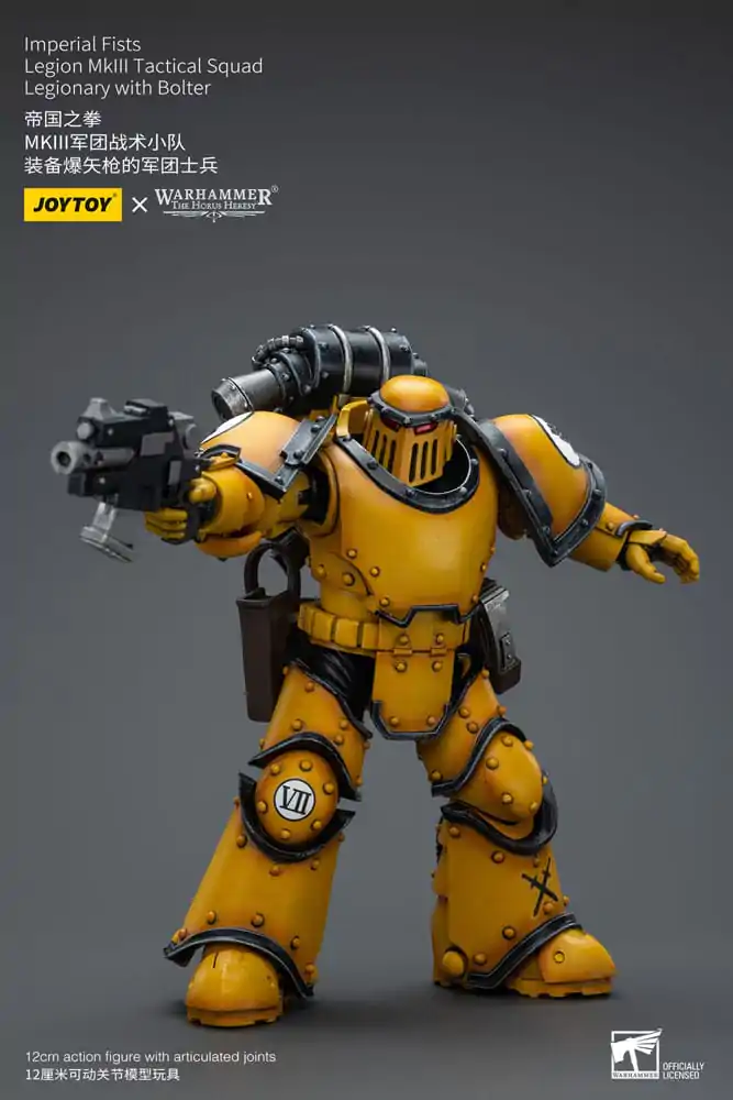 Warhammer The Horus Heresy Figurka Akcji 1/18 Imperial Fists Legion MkIII Tactical Squad Legionista z Bolterem 12 cm zdjęcie produktu