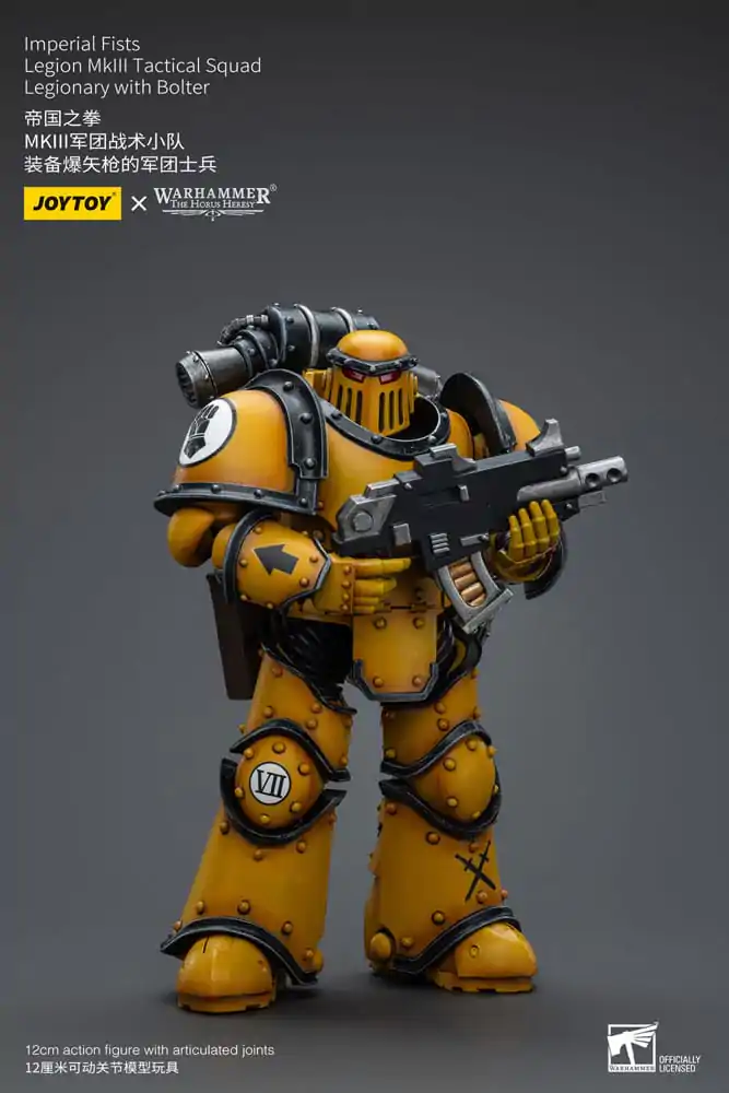 Warhammer The Horus Heresy Figurka Akcji 1/18 Imperial Fists Legion MkIII Tactical Squad Legionista z Bolterem 12 cm zdjęcie produktu