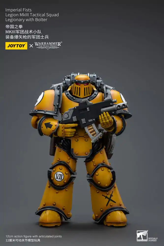 Warhammer The Horus Heresy Figurka Akcji 1/18 Imperial Fists Legion MkIII Tactical Squad Legionista z Bolterem 12 cm zdjęcie produktu