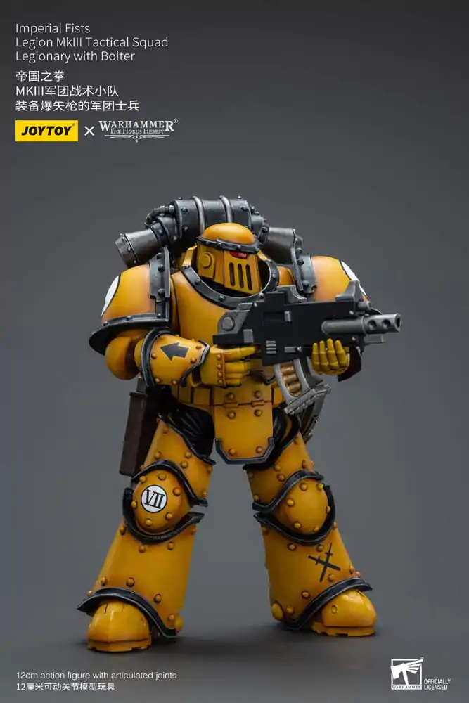 Warhammer The Horus Heresy Figurka Akcji 1/18 Imperial Fists Legion MkIII Tactical Squad Legionista z Bolterem 12 cm zdjęcie produktu