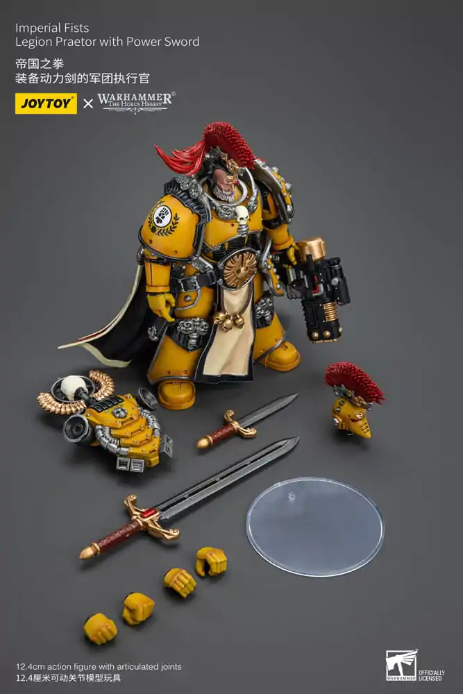 Warhammer The Horus Heresy Figurka Akcji 1/18 Imperial Fists Legion Praetor z mieczem energetycznym 12 cm zdjęcie produktu