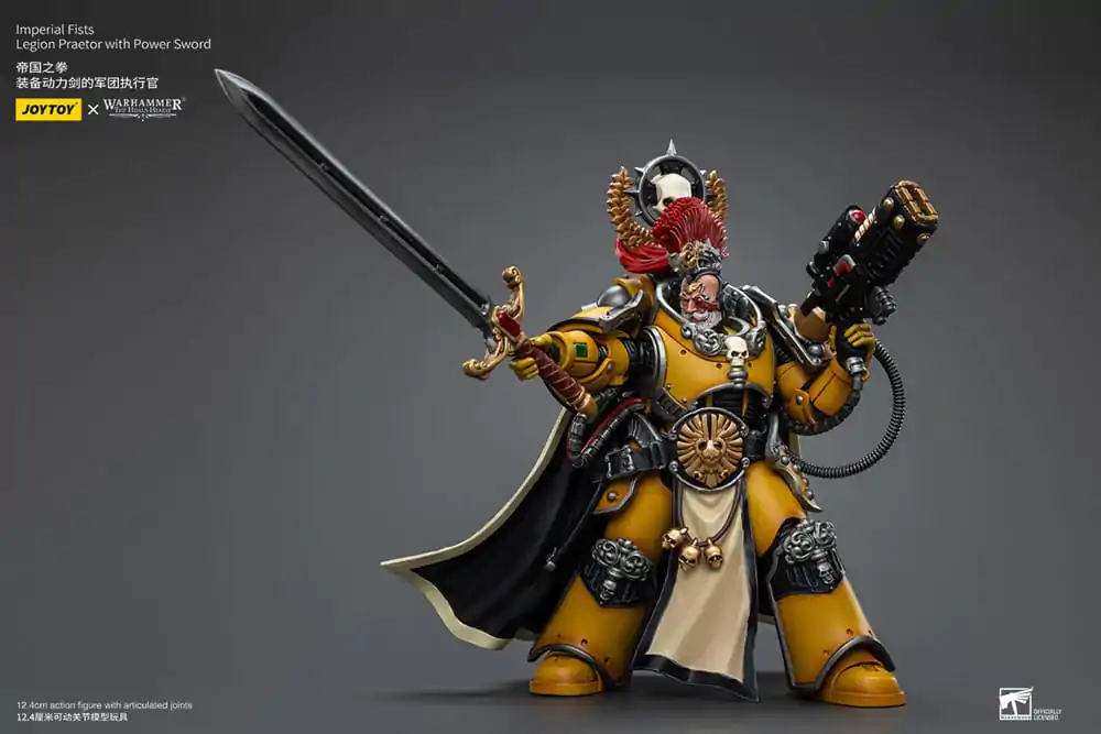 Warhammer The Horus Heresy Figurka Akcji 1/18 Imperial Fists Legion Praetor z mieczem energetycznym 12 cm zdjęcie produktu