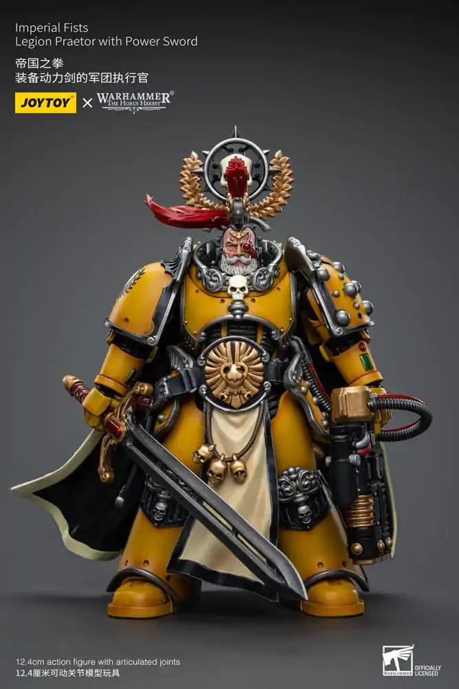 Warhammer The Horus Heresy Figurka Akcji 1/18 Imperial Fists Legion Praetor z mieczem energetycznym 12 cm zdjęcie produktu