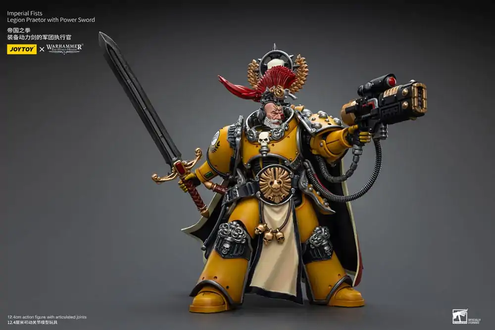 Warhammer The Horus Heresy Figurka Akcji 1/18 Imperial Fists Legion Praetor z mieczem energetycznym 12 cm zdjęcie produktu