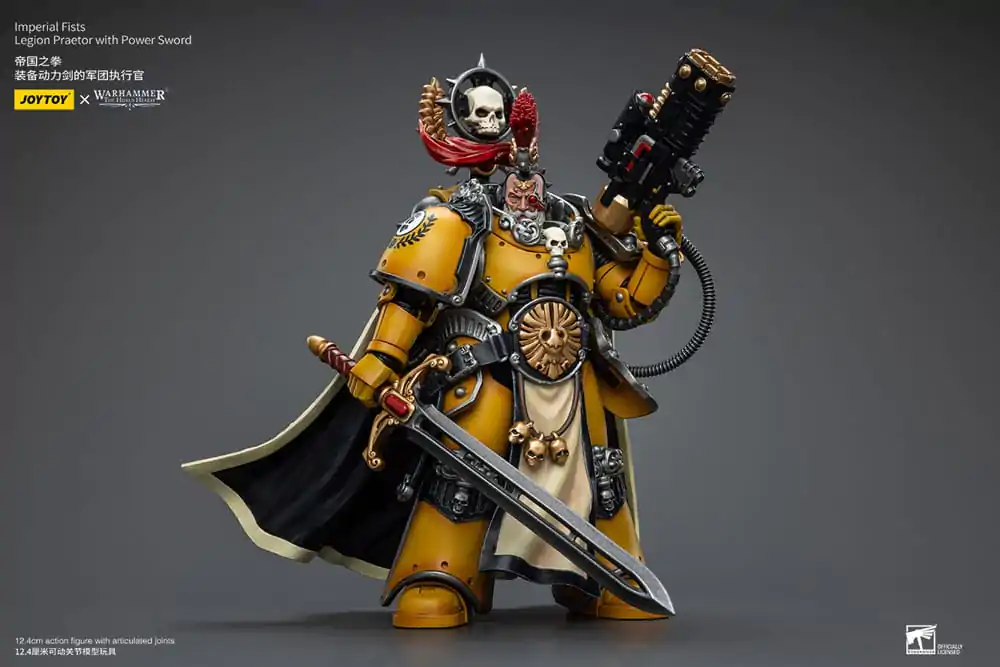 Warhammer The Horus Heresy Figurka Akcji 1/18 Imperial Fists Legion Praetor z mieczem energetycznym 12 cm zdjęcie produktu