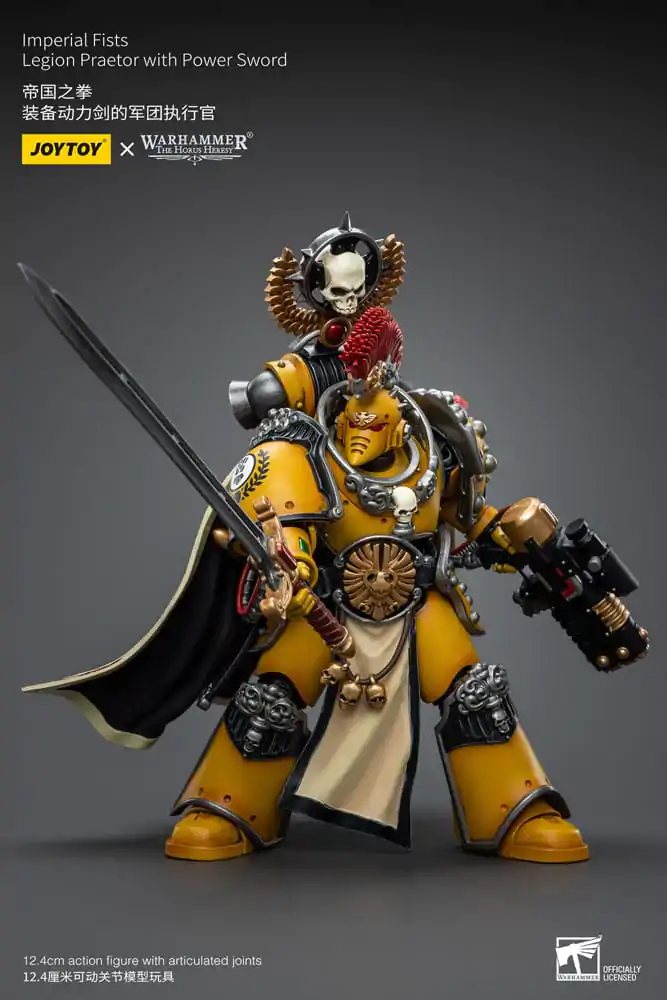 Warhammer The Horus Heresy Figurka Akcji 1/18 Imperial Fists Legion Praetor z mieczem energetycznym 12 cm zdjęcie produktu