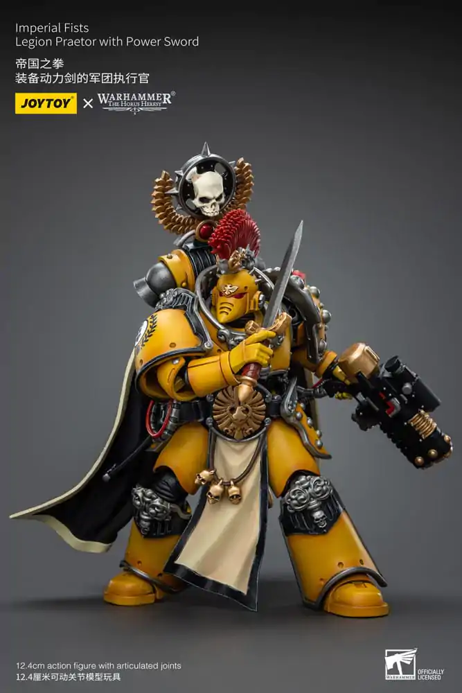 Warhammer The Horus Heresy Figurka Akcji 1/18 Imperial Fists Legion Praetor z mieczem energetycznym 12 cm zdjęcie produktu