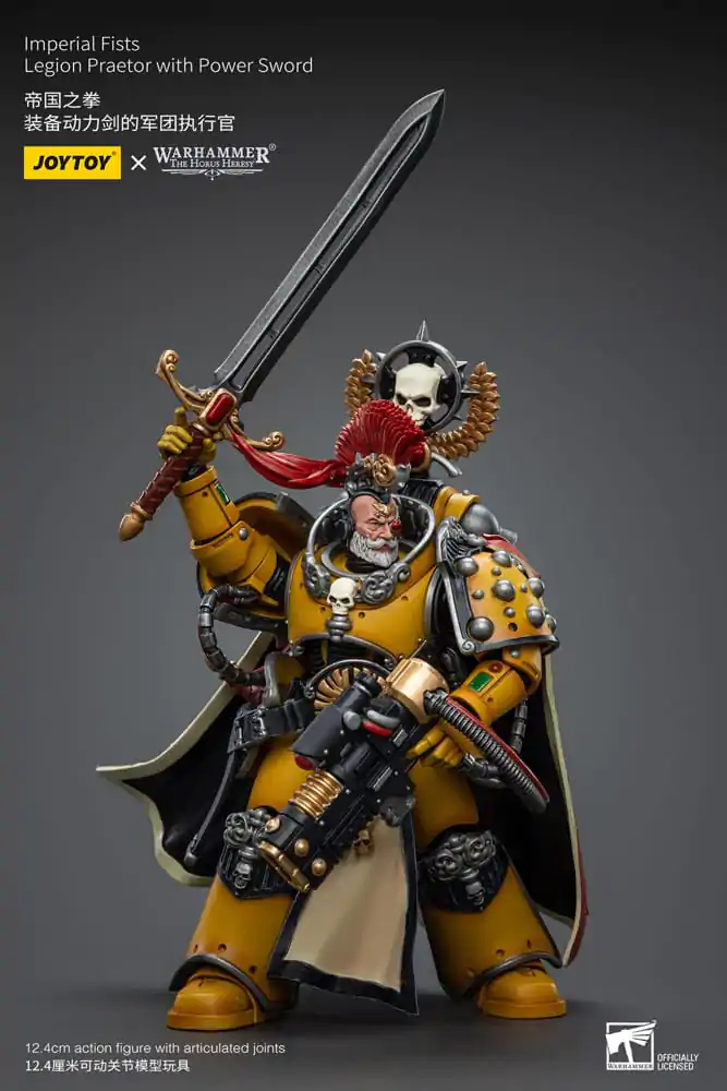 Warhammer The Horus Heresy Figurka Akcji 1/18 Imperial Fists Legion Praetor z mieczem energetycznym 12 cm zdjęcie produktu