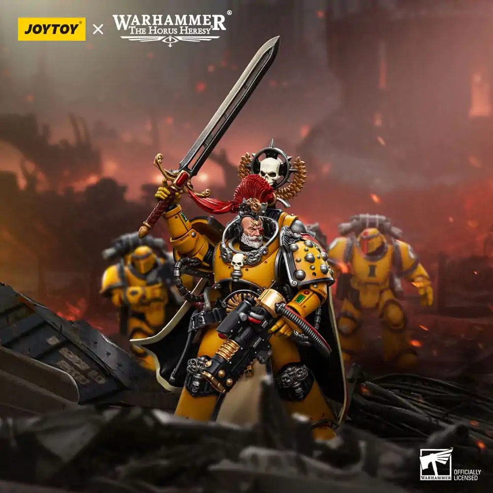 Warhammer The Horus Heresy Figurka Akcji 1/18 Imperial Fists Legion Praetor z mieczem energetycznym 12 cm zdjęcie produktu