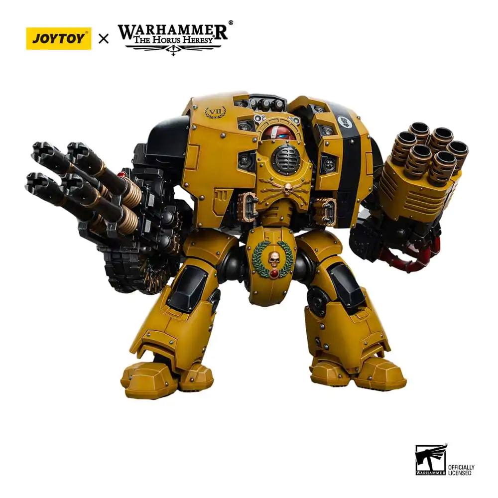 Warhammer The Horus Heresy Figurka Akcji 1/18 Imperial Fists Leviathan Dreadnought z Cyclonic Melta Lance i Storm Cannon 12 cm zdjęcie produktu