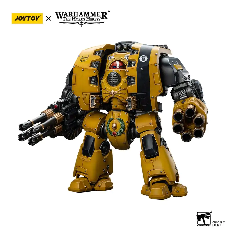 Warhammer The Horus Heresy Figurka Akcji 1/18 Imperial Fists Leviathan Dreadnought z Cyclonic Melta Lance i Storm Cannon 12 cm zdjęcie produktu