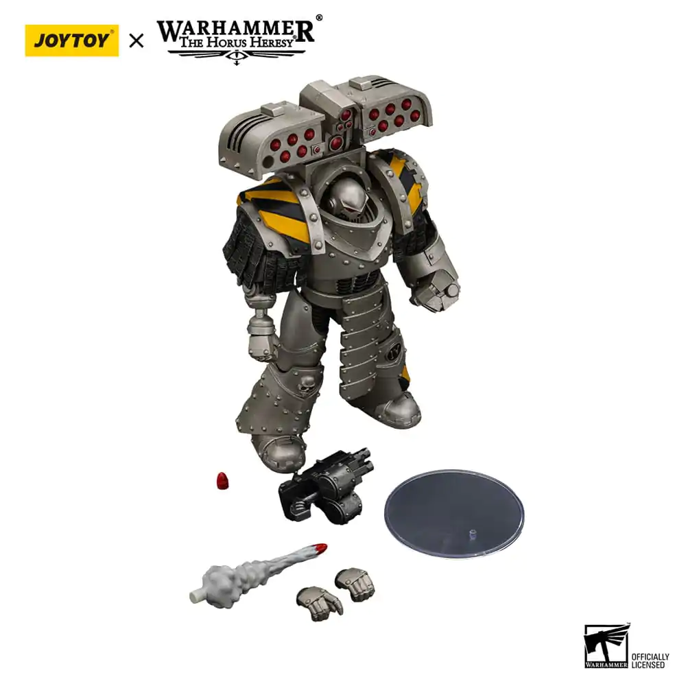 Warhammer The Horus Heresy Figurka Akcji 1/18 Iron Warriors Tyrant Siege Master Terminator z wyrzutnią rakiet 14 cm zdjęcie produktu