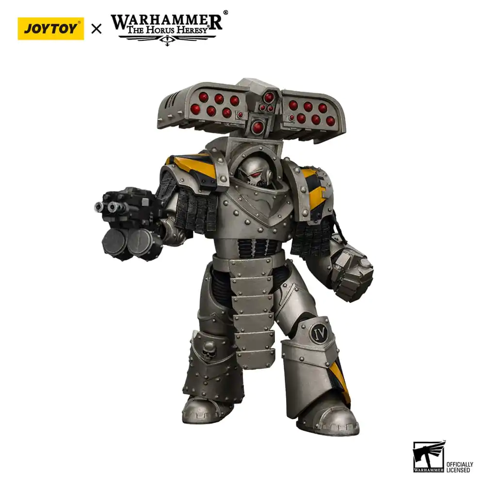 Warhammer The Horus Heresy Figurka Akcji 1/18 Iron Warriors Tyrant Siege Master Terminator z wyrzutnią rakiet 14 cm zdjęcie produktu