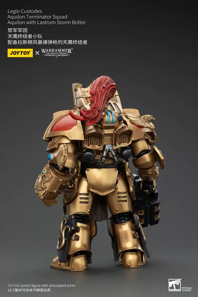 Warhammer The Horus Heresy Figurka Akcji 1/18 Legio Custodes Aquilon Terminator Squad Aquilon z Lastrum Storm Bolter 14 cm zdjęcie produktu