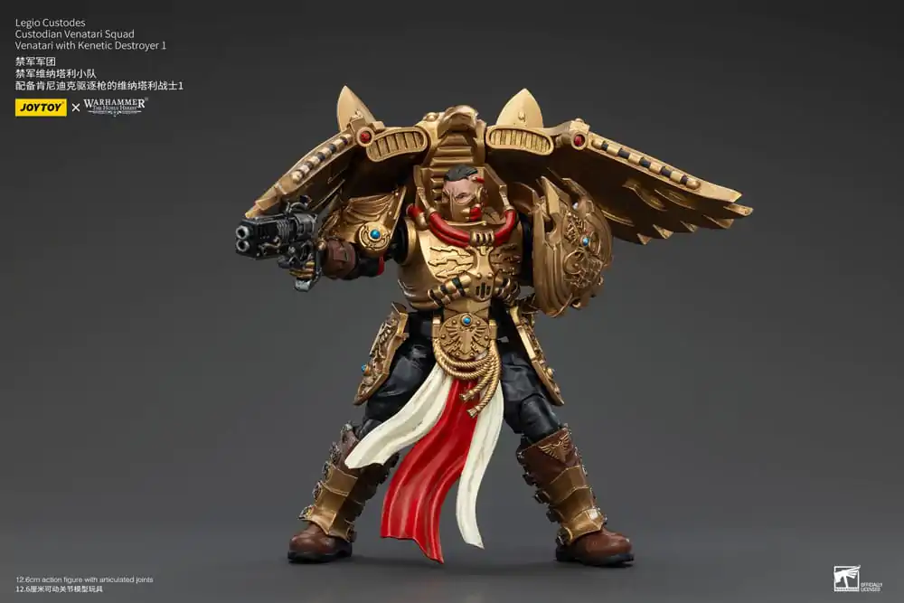 Warhammer The Horus Heresy Figurka Akcji 1/18 Legio Custodes Custodian Venatari Squad Venatari z Kenetic Destroyer 1 13 cm zdjęcie produktu