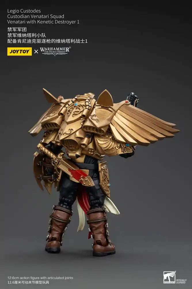 Warhammer The Horus Heresy Figurka Akcji 1/18 Legio Custodes Custodian Venatari Squad Venatari z Kenetic Destroyer 1 13 cm zdjęcie produktu