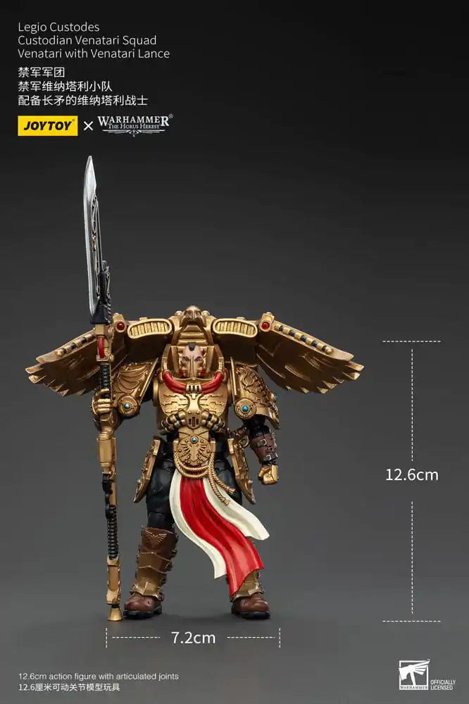 Warhammer The Horus Heresy Figurka Akcji 1/18 Legio Custodes Custodian Venatari Squad Venatari z Venatari Lance 13 cm zdjęcie produktu