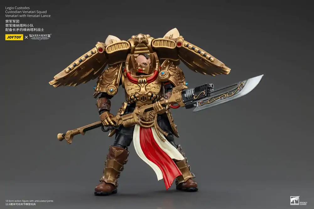 Warhammer The Horus Heresy Figurka Akcji 1/18 Legio Custodes Custodian Venatari Squad Venatari z Venatari Lance 13 cm zdjęcie produktu