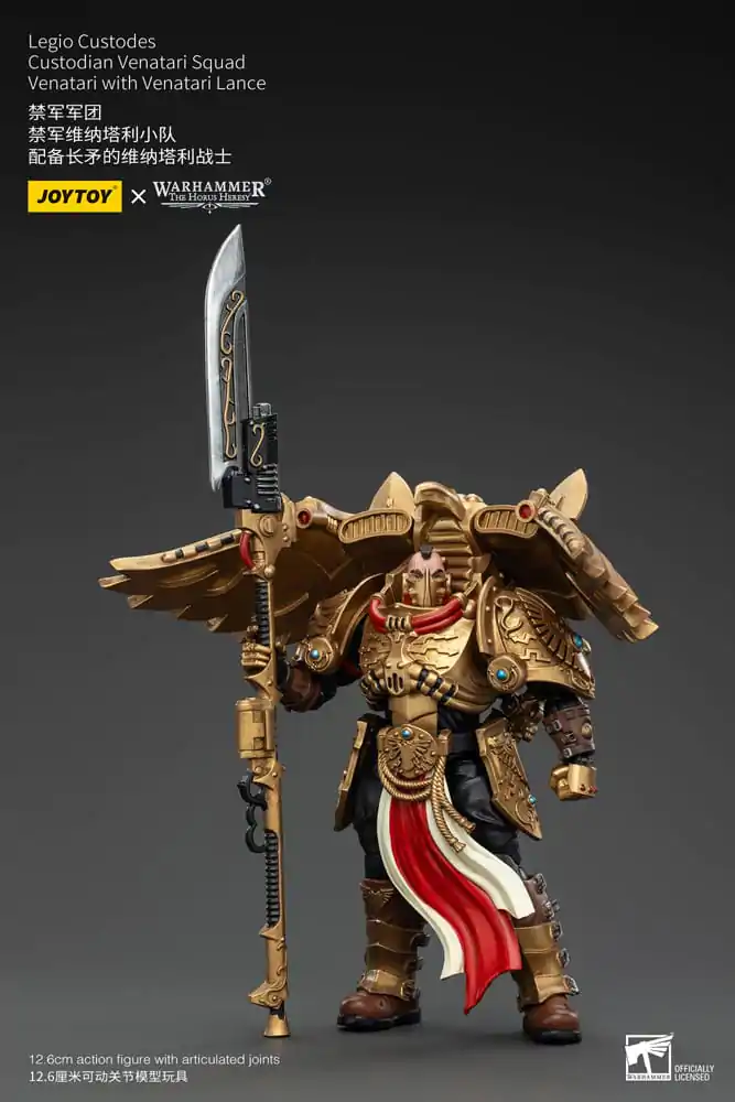 Warhammer The Horus Heresy Figurka Akcji 1/18 Legio Custodes Custodian Venatari Squad Venatari z Venatari Lance 13 cm zdjęcie produktu