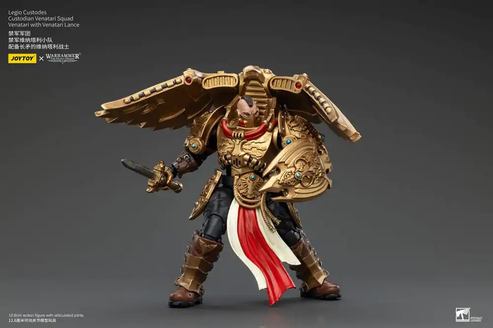 Warhammer The Horus Heresy Figurka Akcji 1/18 Legio Custodes Custodian Venatari Squad Venatari z Venatari Lance 13 cm zdjęcie produktu