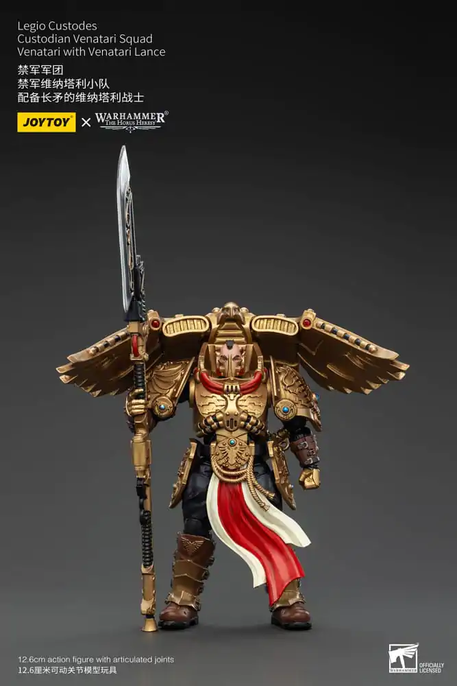 Warhammer The Horus Heresy Figurka Akcji 1/18 Legio Custodes Custodian Venatari Squad Venatari z Venatari Lance 13 cm zdjęcie produktu