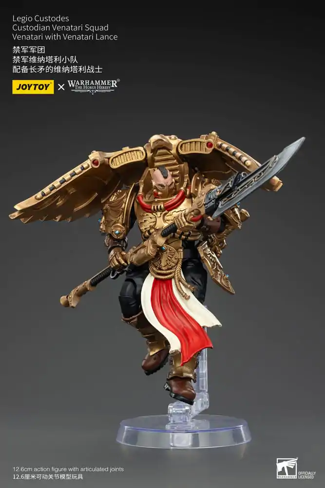 Warhammer The Horus Heresy Figurka Akcji 1/18 Legio Custodes Custodian Venatari Squad Venatari z Venatari Lance 13 cm zdjęcie produktu