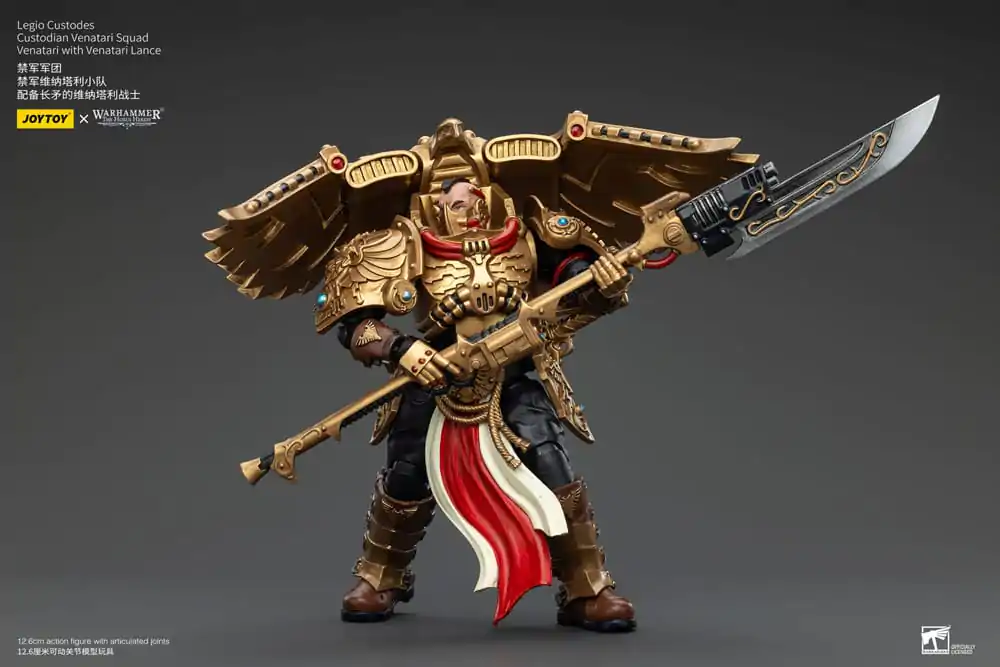 Warhammer The Horus Heresy Figurka Akcji 1/18 Legio Custodes Custodian Venatari Squad Venatari z Venatari Lance 13 cm zdjęcie produktu