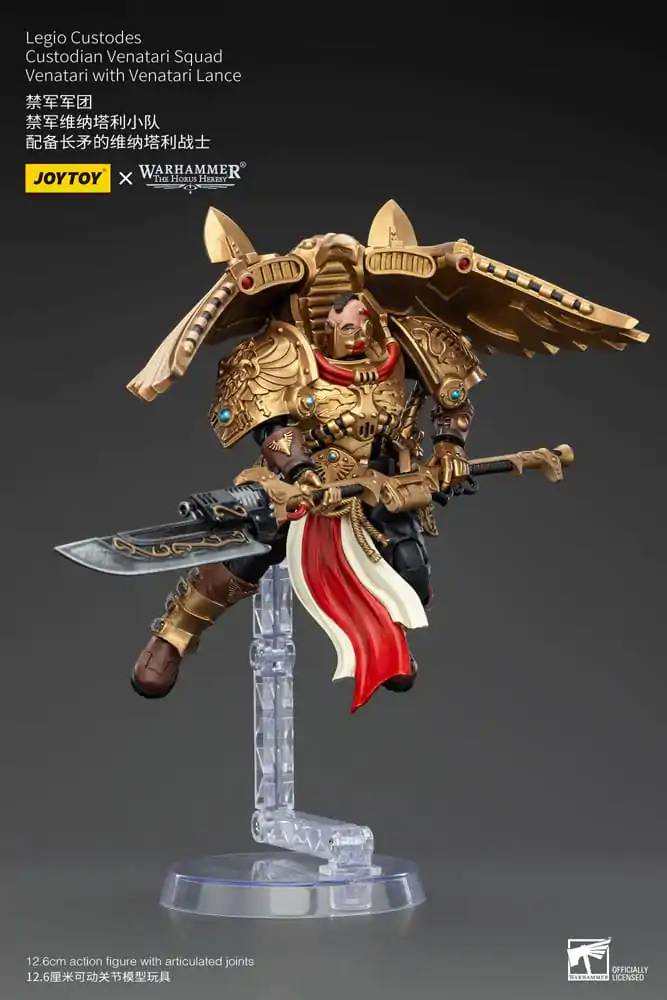 Warhammer The Horus Heresy Figurka Akcji 1/18 Legio Custodes Custodian Venatari Squad Venatari z Venatari Lance 13 cm zdjęcie produktu