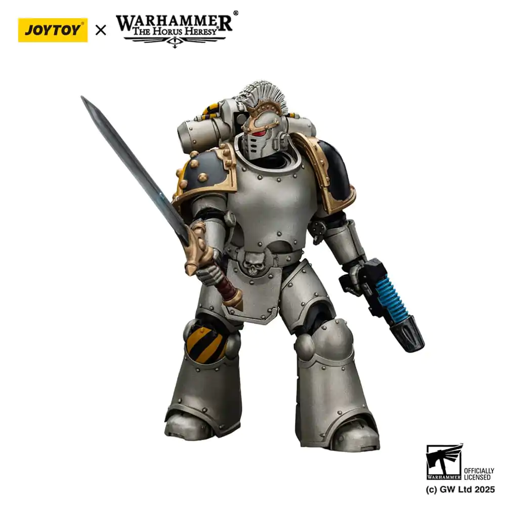 Warhammer The Horus Heresy figurka akcji 1/18 Iron Warriors Command Squad Chosen z Legion Standard 12 cm zdjęcie produktu