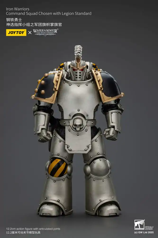 Warhammer The Horus Heresy figurka akcji 1/18 Iron Warriors Command Squad Chosen z Legion Standard 12 cm zdjęcie produktu