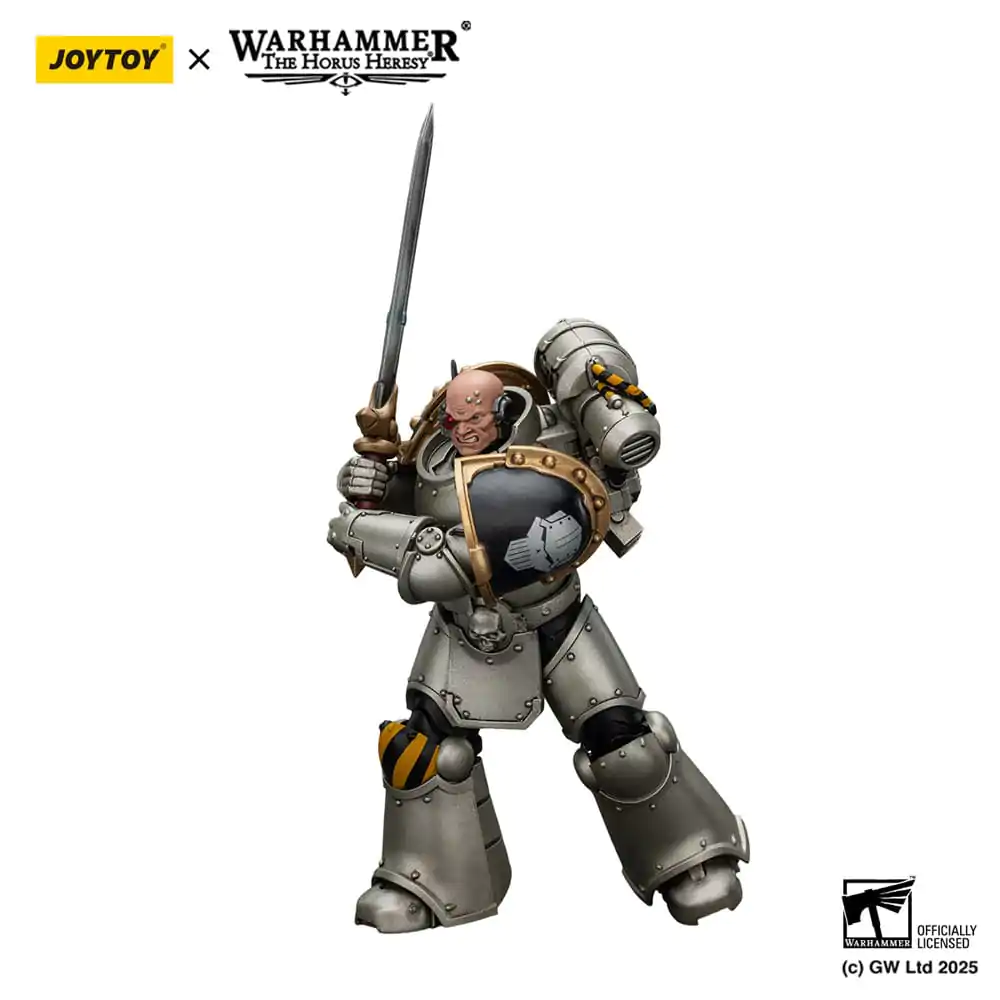 Warhammer The Horus Heresy figurka akcji 1/18 Iron Warriors Command Squad Chosen z Legion Standard 12 cm zdjęcie produktu