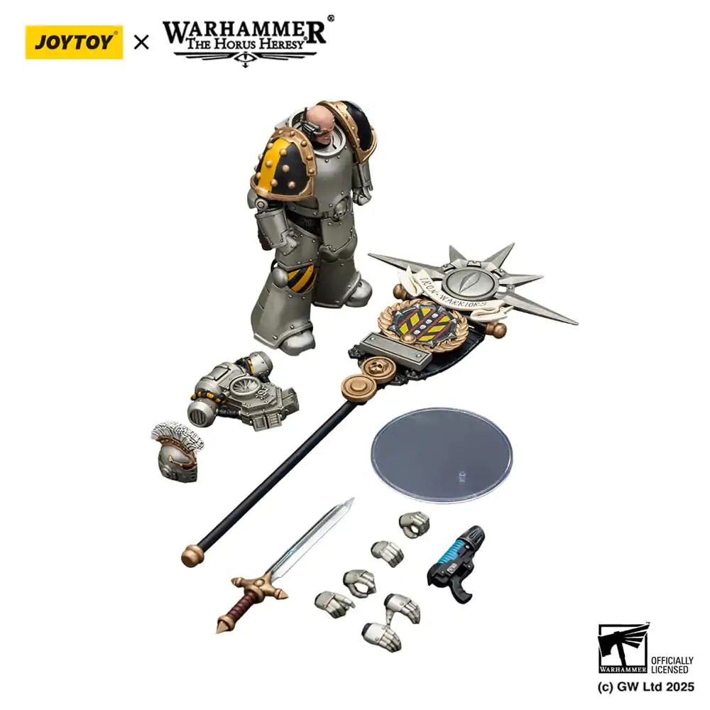 Warhammer The Horus Heresy figurka akcji 1/18 Iron Warriors Command Squad Chosen z Legion Standard 12 cm zdjęcie produktu