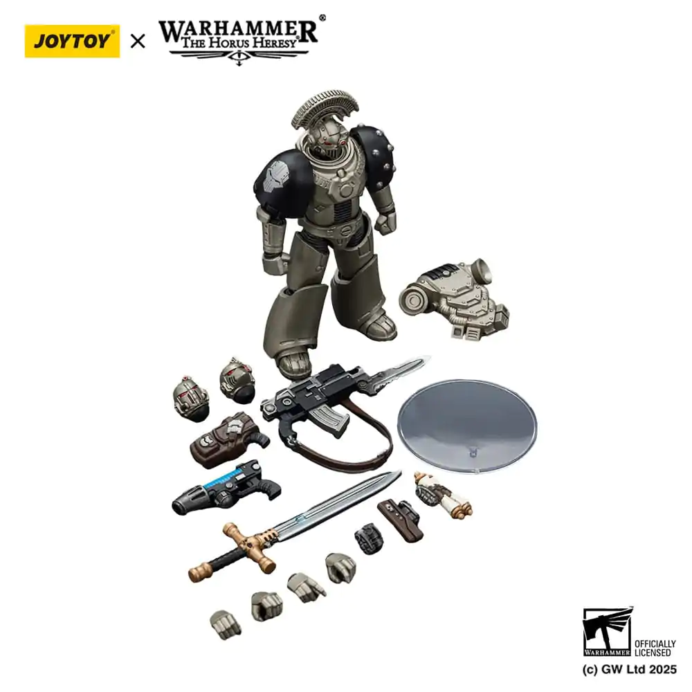 Warhammer The Horus Heresy Figurka Akcji 1/18 Iron Warriors MKVI Taktyczny Sierżant z Mieczem Energetycznym i Pistoletem Plazmowym 12 cm zdjęcie produktu