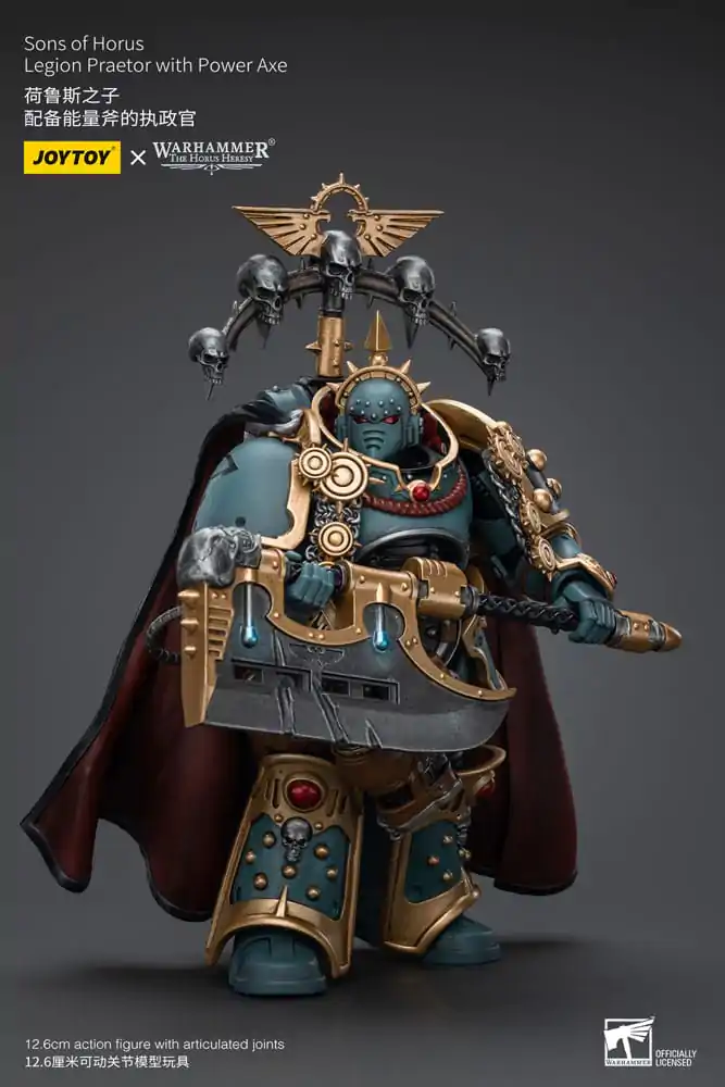 Warhammer The Horus Heresy figurka akcji 1/18 Sons of Horus Legion Praetor z Power Axe 12 cm zdjęcie produktu