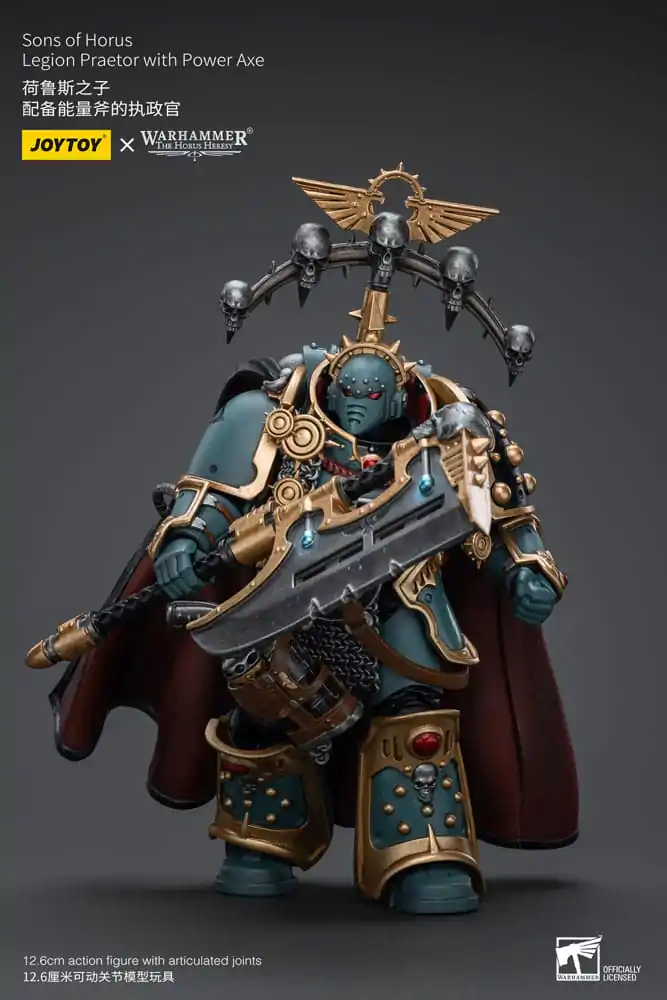 Warhammer The Horus Heresy figurka akcji 1/18 Sons of Horus Legion Praetor z Power Axe 12 cm zdjęcie produktu