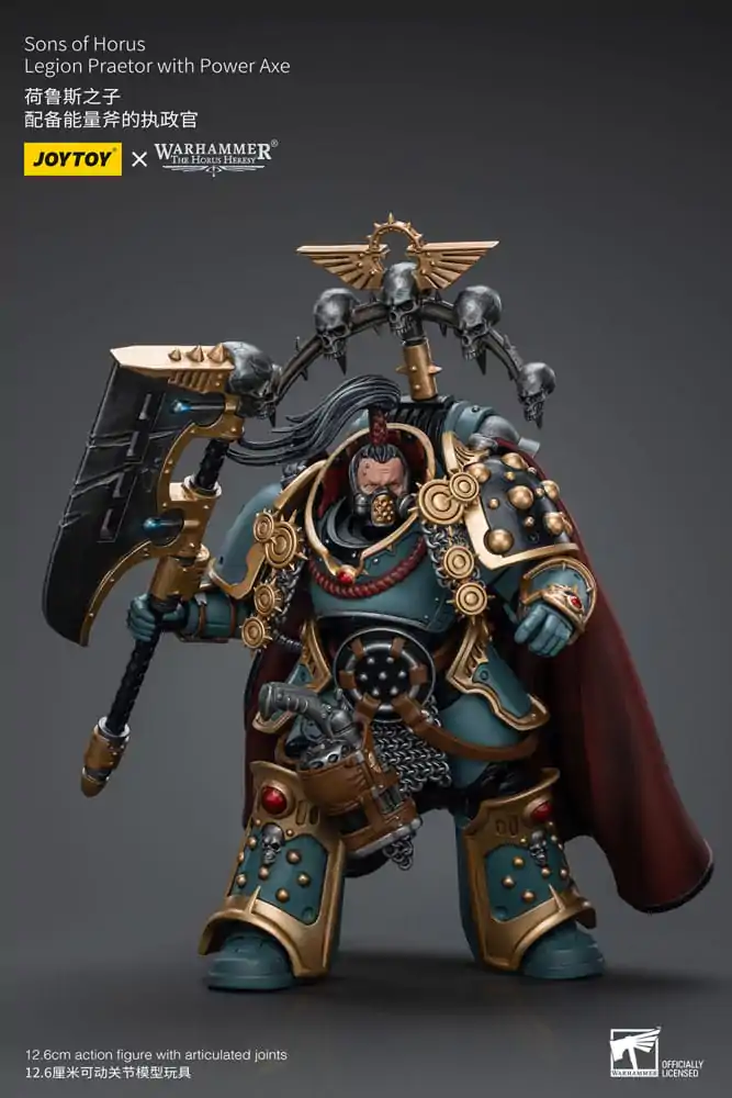 Warhammer The Horus Heresy figurka akcji 1/18 Sons of Horus Legion Praetor z Power Axe 12 cm zdjęcie produktu