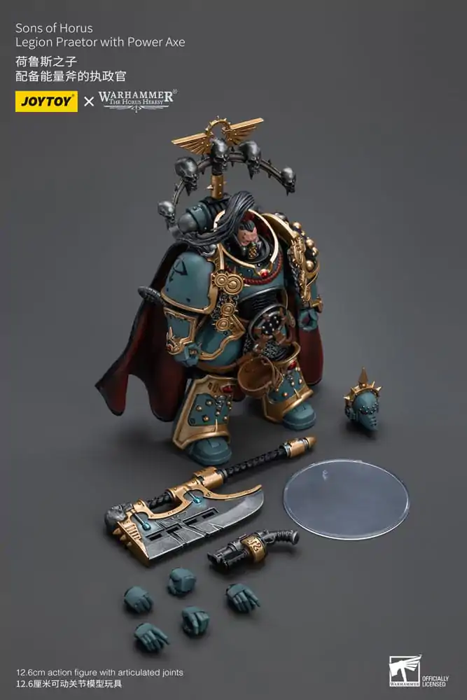 Warhammer The Horus Heresy figurka akcji 1/18 Sons of Horus Legion Praetor z Power Axe 12 cm zdjęcie produktu