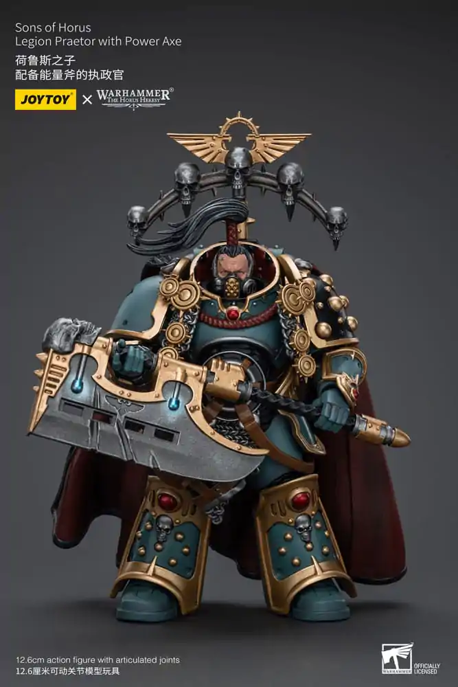 Warhammer The Horus Heresy figurka akcji 1/18 Sons of Horus Legion Praetor z Power Axe 12 cm zdjęcie produktu