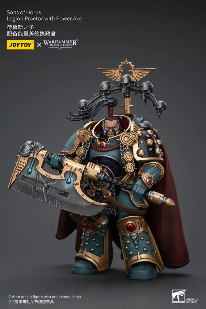 Warhammer The Horus Heresy figurka akcji 1/18 Sons of Horus Legion Praetor z Power Axe 12 cm zdjęcie produktu