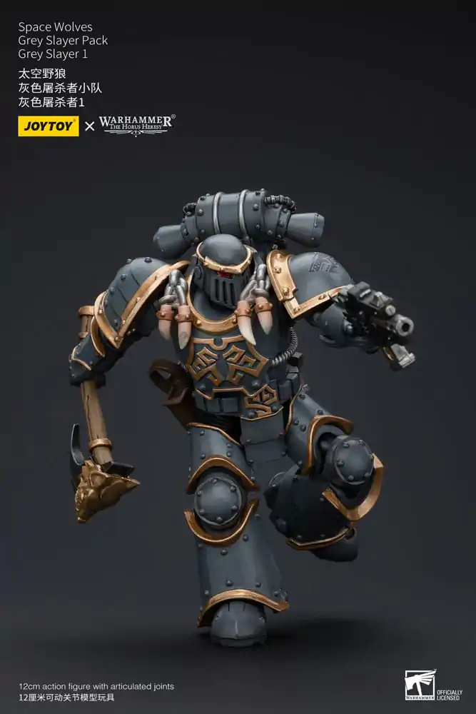 Warhammer The Horus Heresy Figurka Akcji 1/18 Space Wolves Grey Slayer Pack Grey Slayer 1 12 cm zdjęcie produktu