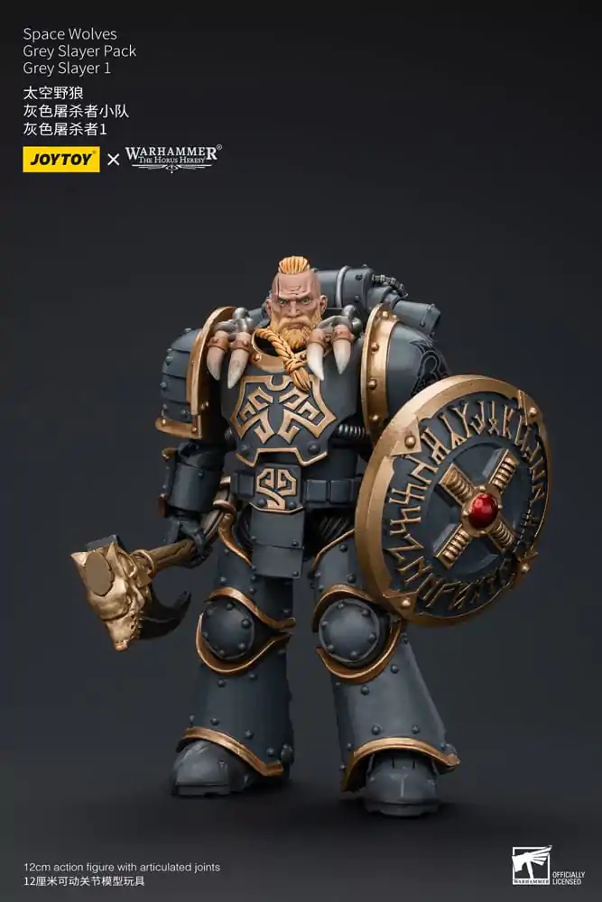 Warhammer The Horus Heresy Figurka Akcji 1/18 Space Wolves Grey Slayer Pack Grey Slayer 1 12 cm zdjęcie produktu