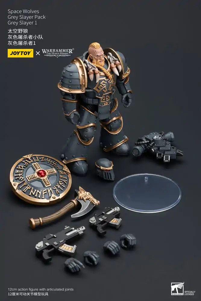 Warhammer The Horus Heresy Figurka Akcji 1/18 Space Wolves Grey Slayer Pack Grey Slayer 1 12 cm zdjęcie produktu