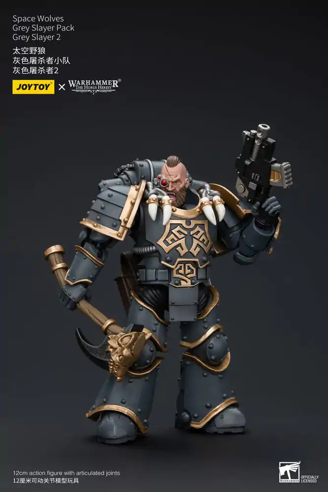 Warhammer The Horus Heresy Figurka Akcji 1/18 Space Wolves Grey Slayer Pack Grey Slayer 2 12 cm zdjęcie produktu