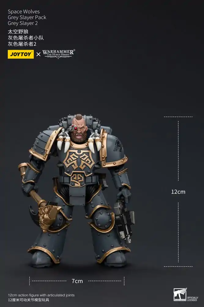 Warhammer The Horus Heresy Figurka Akcji 1/18 Space Wolves Grey Slayer Pack Grey Slayer 2 12 cm zdjęcie produktu